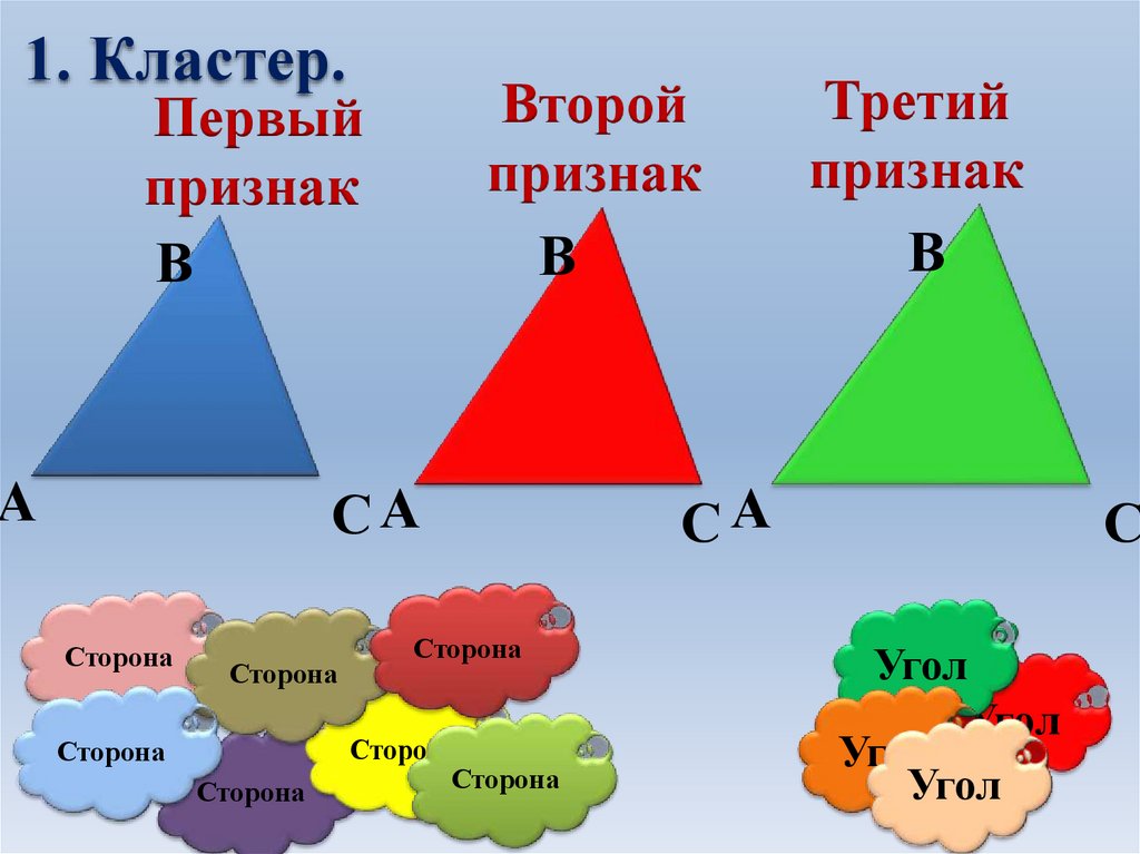 Выберите 3 признака