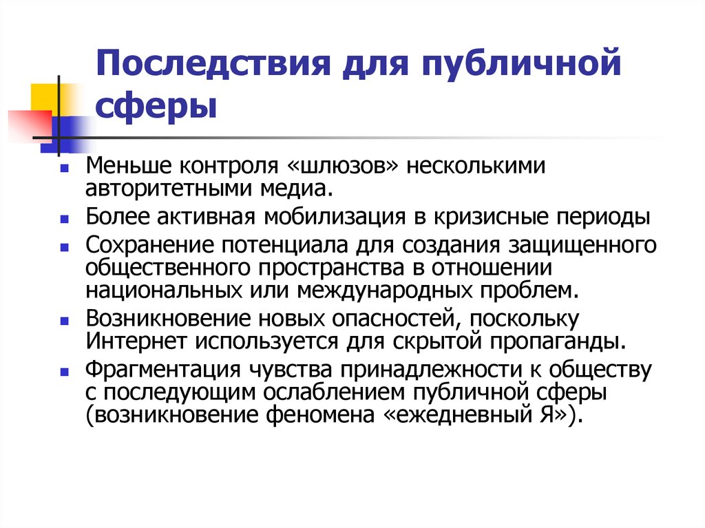 Теория свободной. Теория свободной прессы. Активная мобилизация. Проблемы публичной сферы. Контроль на меньше.