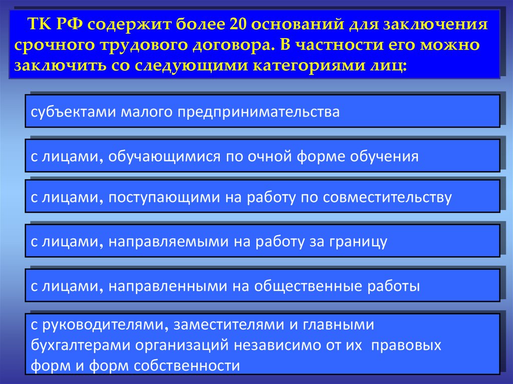 Срочный трудовой договор случаи. Основания заключения трудового договора. Основание срочного трудового договора. Причина заключения срочного трудового договора. Причины для заключения контракта.