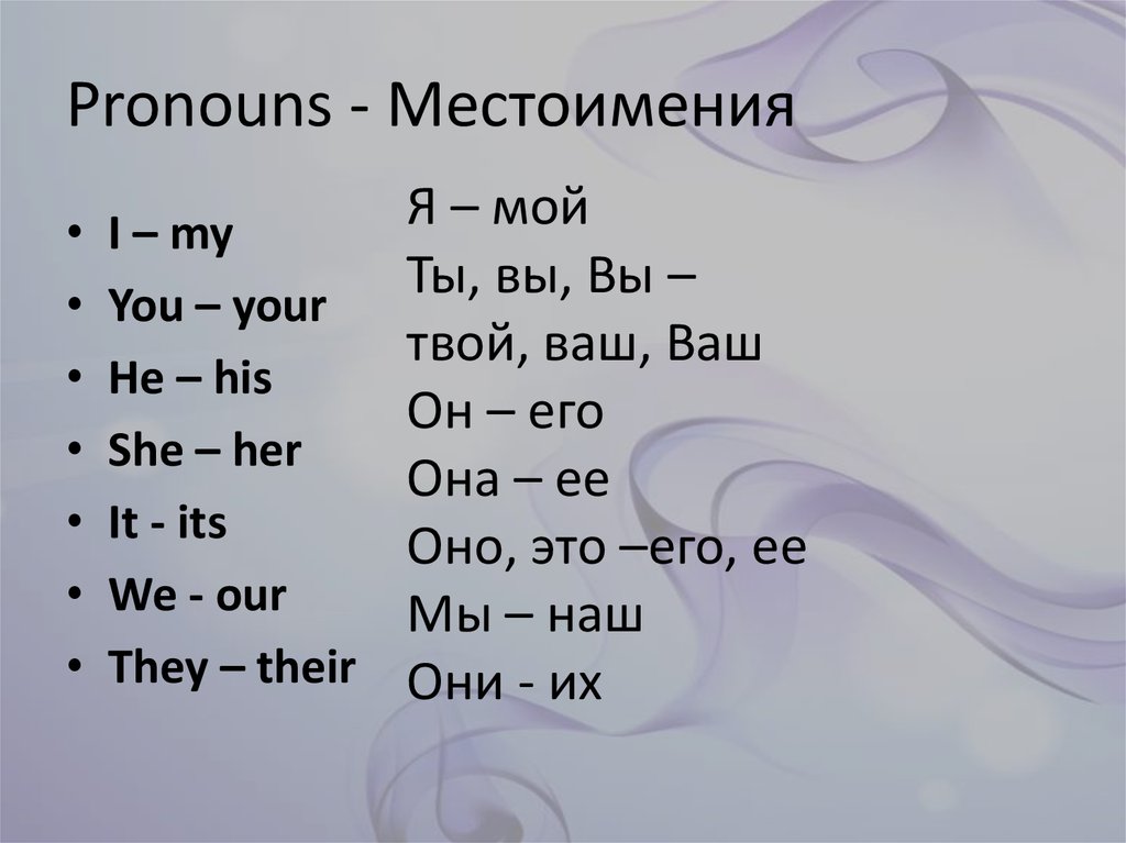 It s my перевод на русский