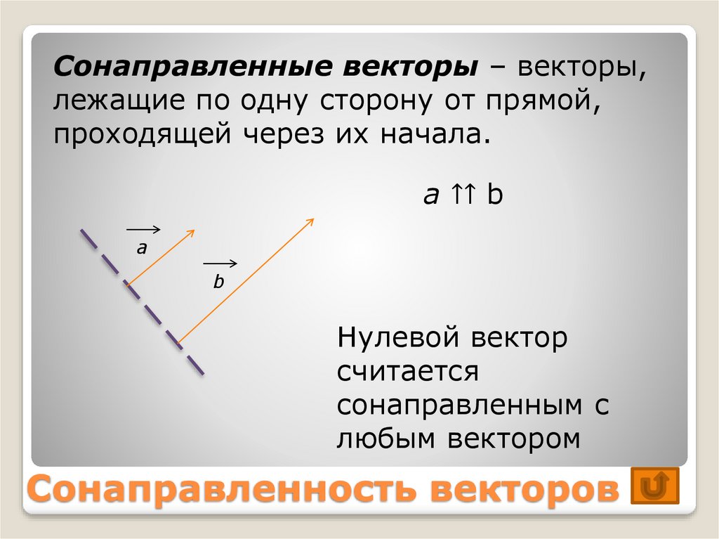 Сонаправленные векторы это. Понятие сонаправленные векторы. Сонапрвленные вектора. Сонапрааленные вектора. Саноправленные вектора.