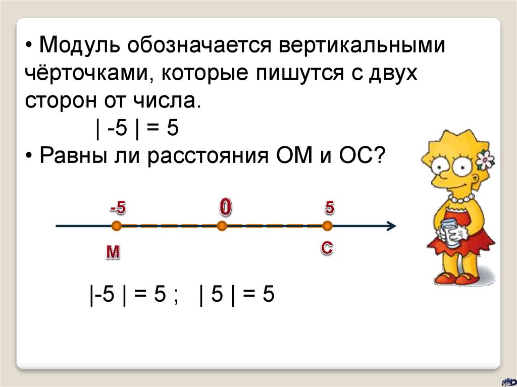 Модуль числа 5 1 равен