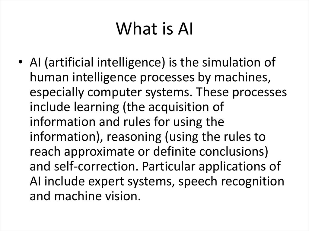 What is AI