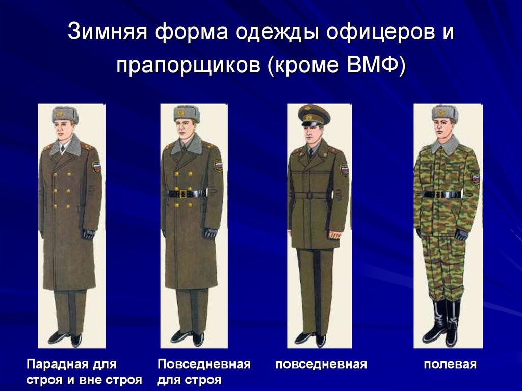 Форма одежды военнослужащего