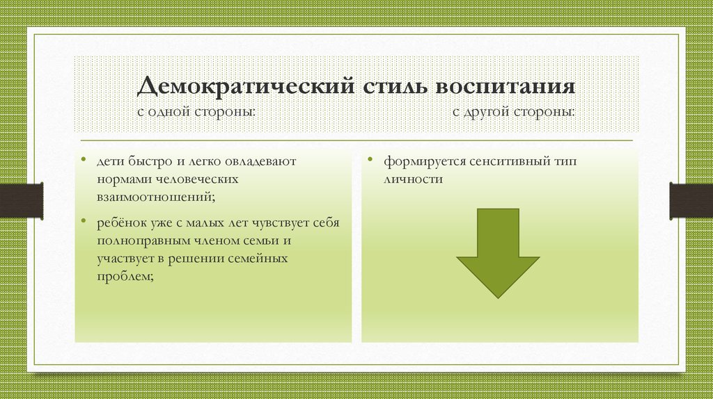 Плюсы Демократического Стиля Педагогического Общения