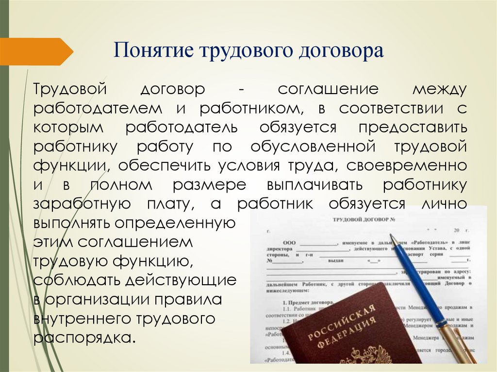 Трудовой договор презентация по трудовому праву. Понятие трудового договора. Трудовой договор понятие и виды. Стороны трудового договора картинки. Трудовой договор презентация.