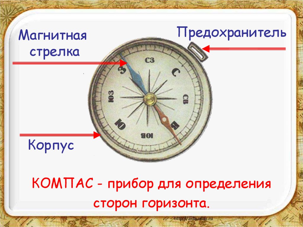 Открыть чертеж компаса онлайн