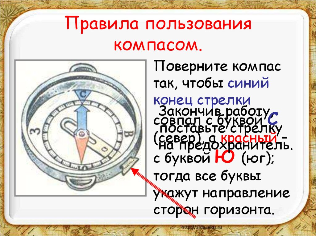 Компас n w. Компас. Компас обозначения. Компас презентация. Синий конец стрелки компаса.