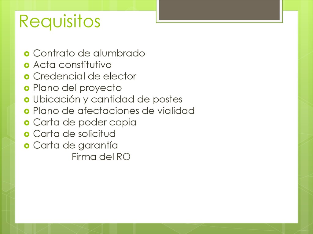 Requisitos