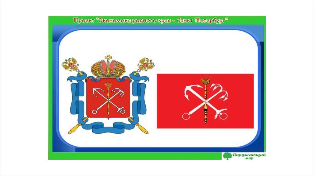 Проект экономика родного края проект 3 класс окружающий мир санкт петербург