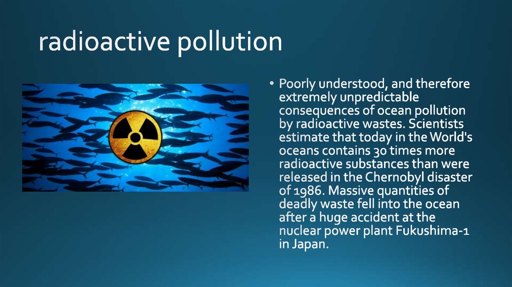 radioactive pollution