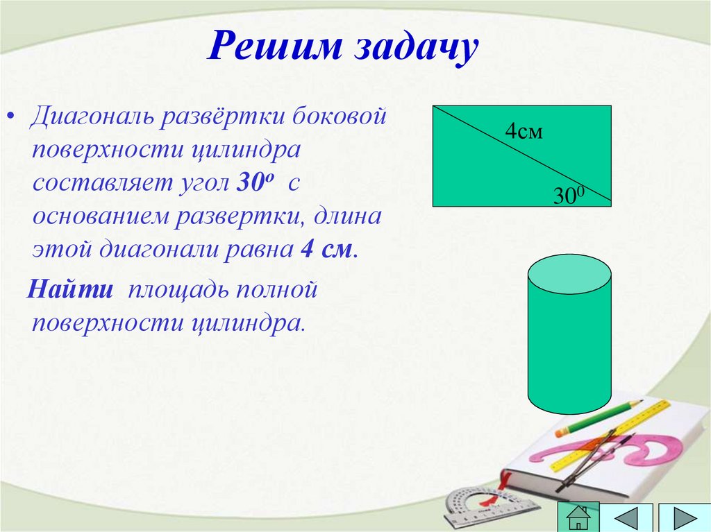 Развертка цилиндра представляет собой