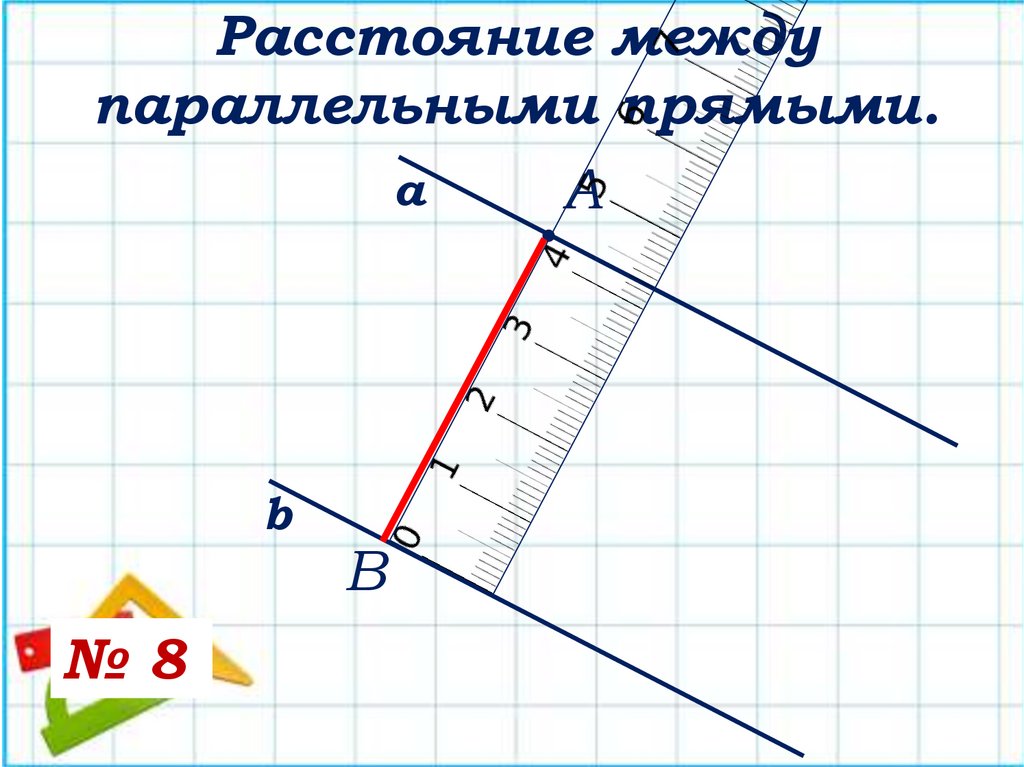 Что называется расстоянием между параллельными прямыми. Расстояние между параллельными прямыми. Расстояние между параллельные прямые. Расст от точки до прямой. Геометрия расстояние между параллельными прямыми.