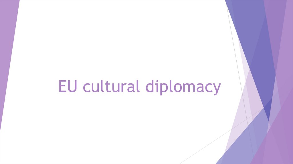 EU cultural diplomacy