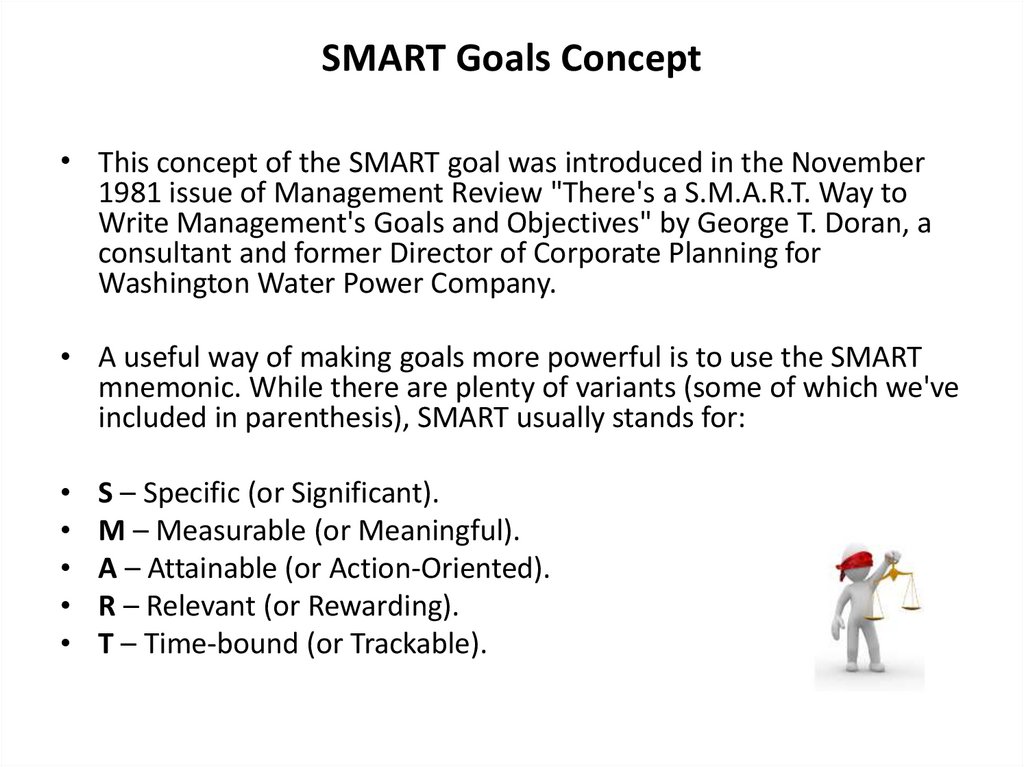 SMART Goals Concept
