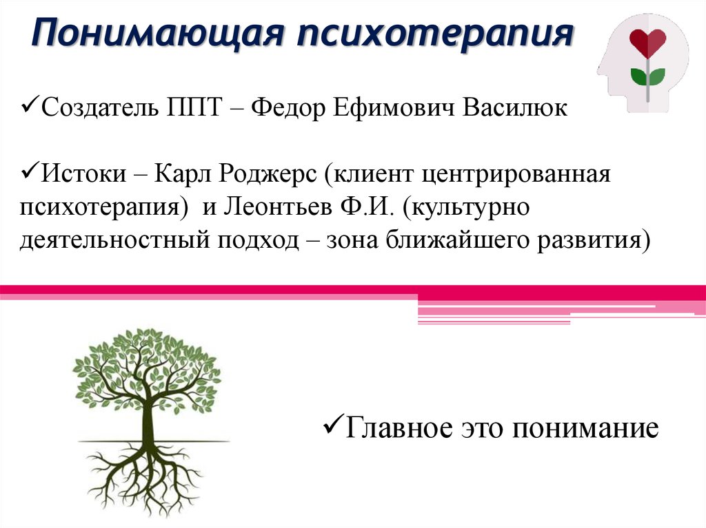 Понимающий метод. Понимающая психотерапия Василюк. Психотерапия презентация. Клиент-центрированная психотерапия. Психотерапия слайд.