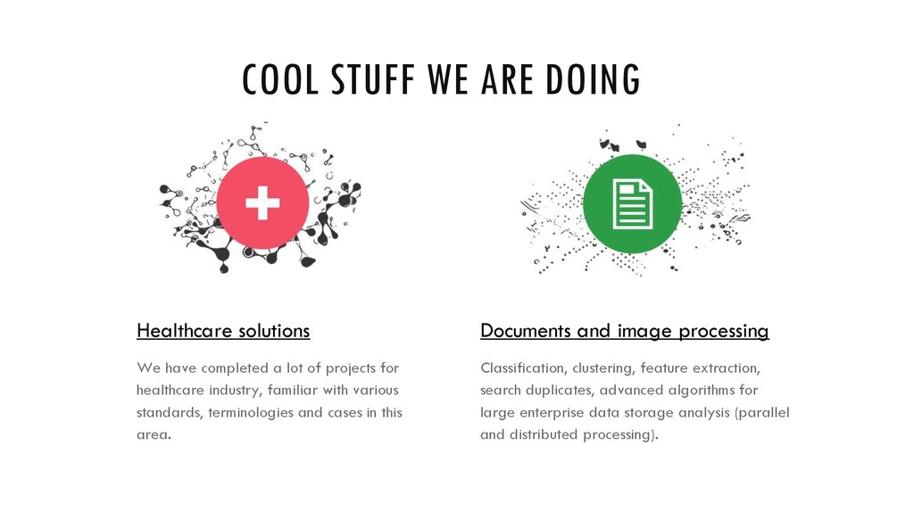 Cool stuff we are doing