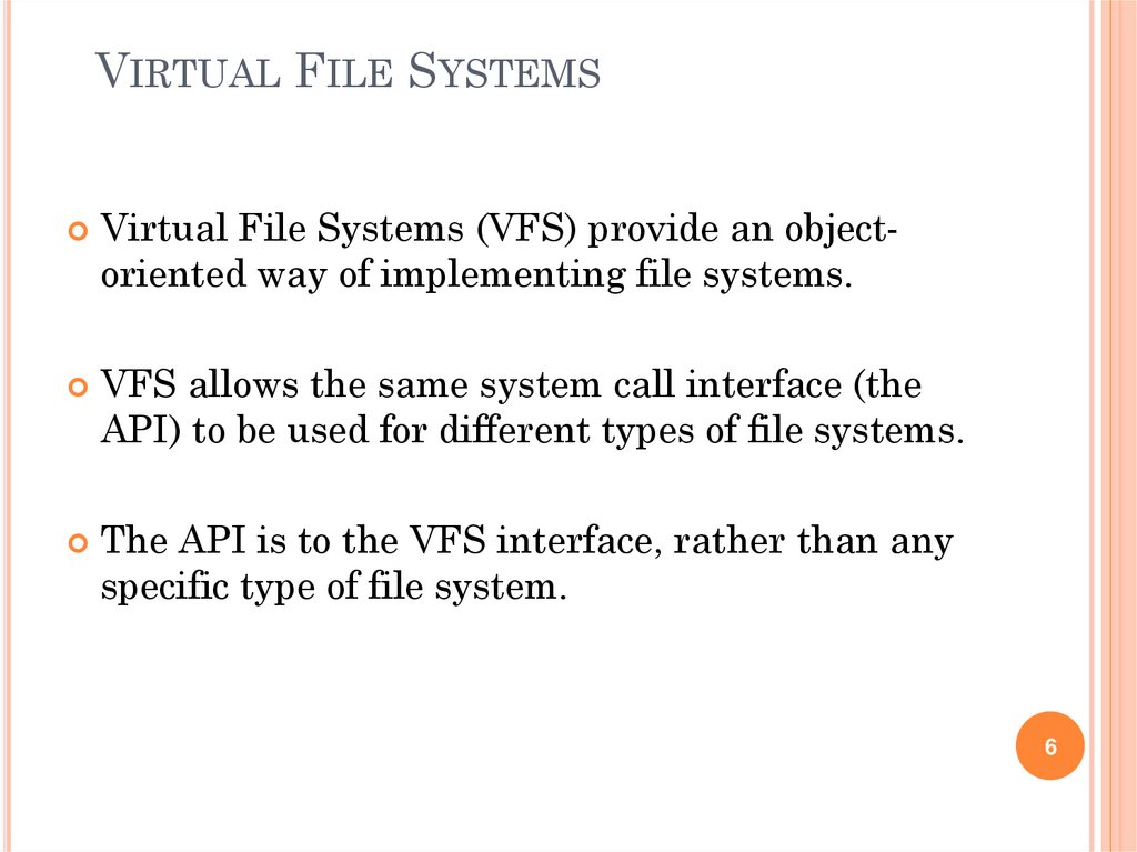 VIRTUAL FILE SYSTEMS