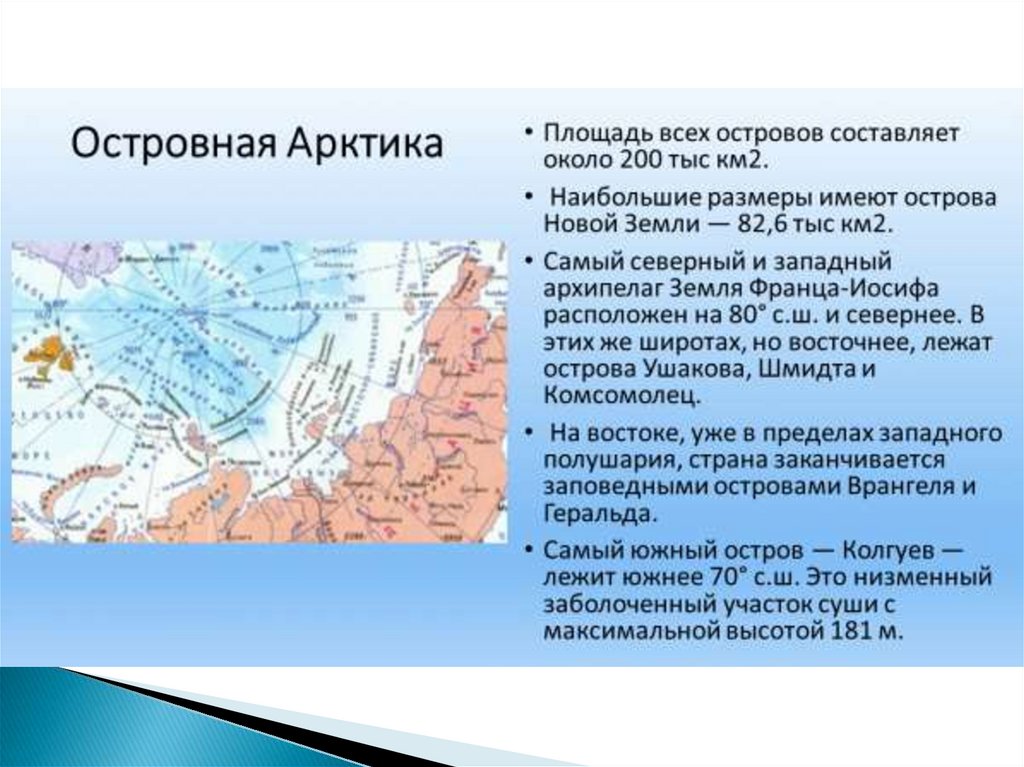 Островная арктика презентация 8 класс домогацких