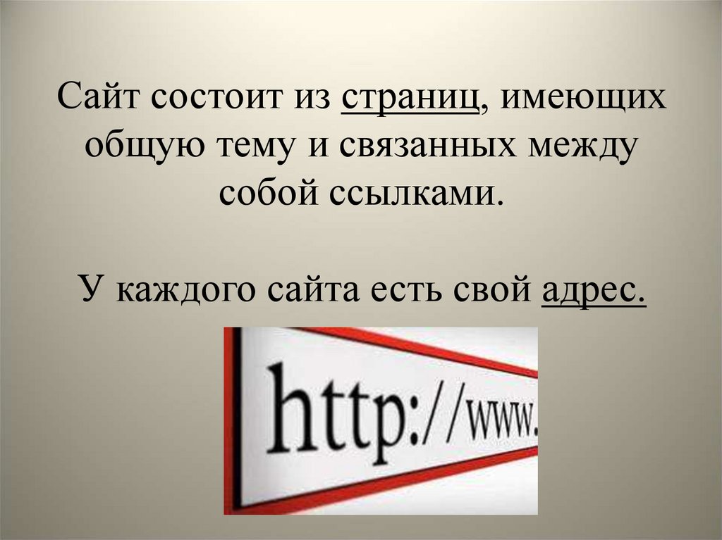 Страница иметь. Адрес сайта состоит. Адрес сайта состоит из основных частей. Ссылка сайта состоит из. Состоит из.