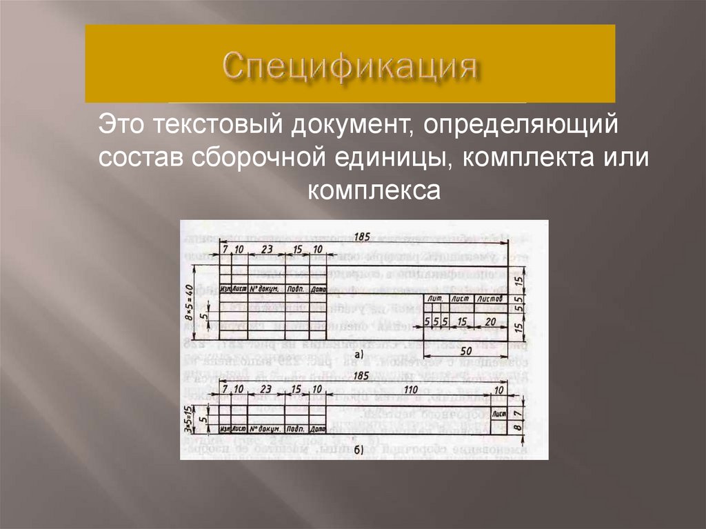 Основной документ для сборочной единицы. Спецификация. Спецификация это документ определяющий. Текстовый документ определяющий состав сборочной единицы это. Спецификация сборочной единицы определяет.