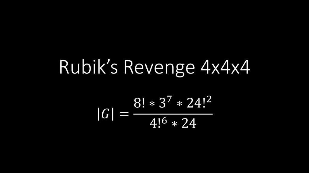 Rubik’s Revenge 4х4х4