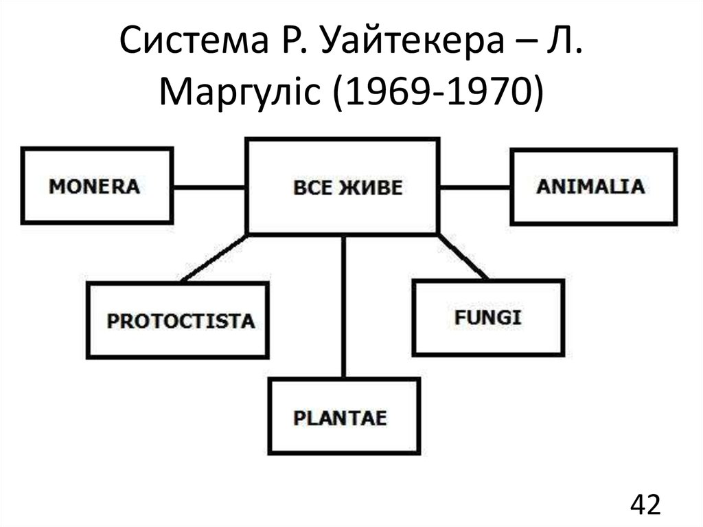 Система Р. Уайтекера – Л. Маргуліс (1969-1970)