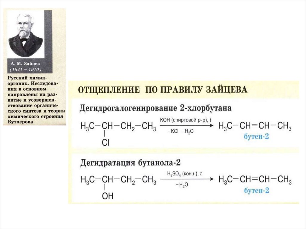 1 хлор бутан. Правило Зайцева в органической Алкены. Правило Зайцева в органической химии Алкены. Отщепление галогеноводорода от 2-хлорбутана. Зайцев органическая химия.