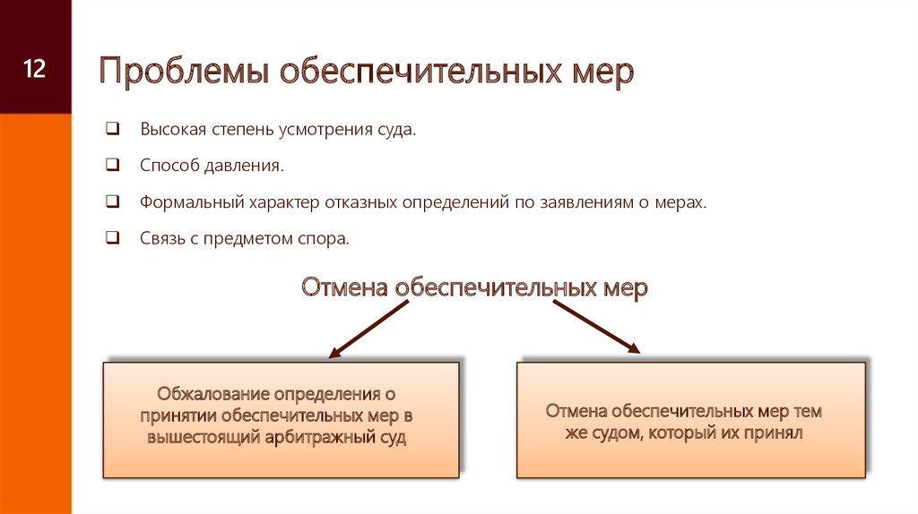 Обеспечительные меры апк образец