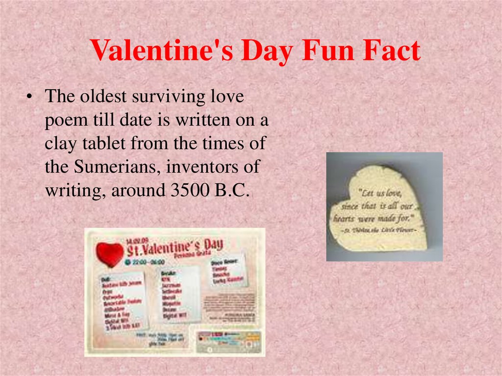 Valentine's Day Fun Fact