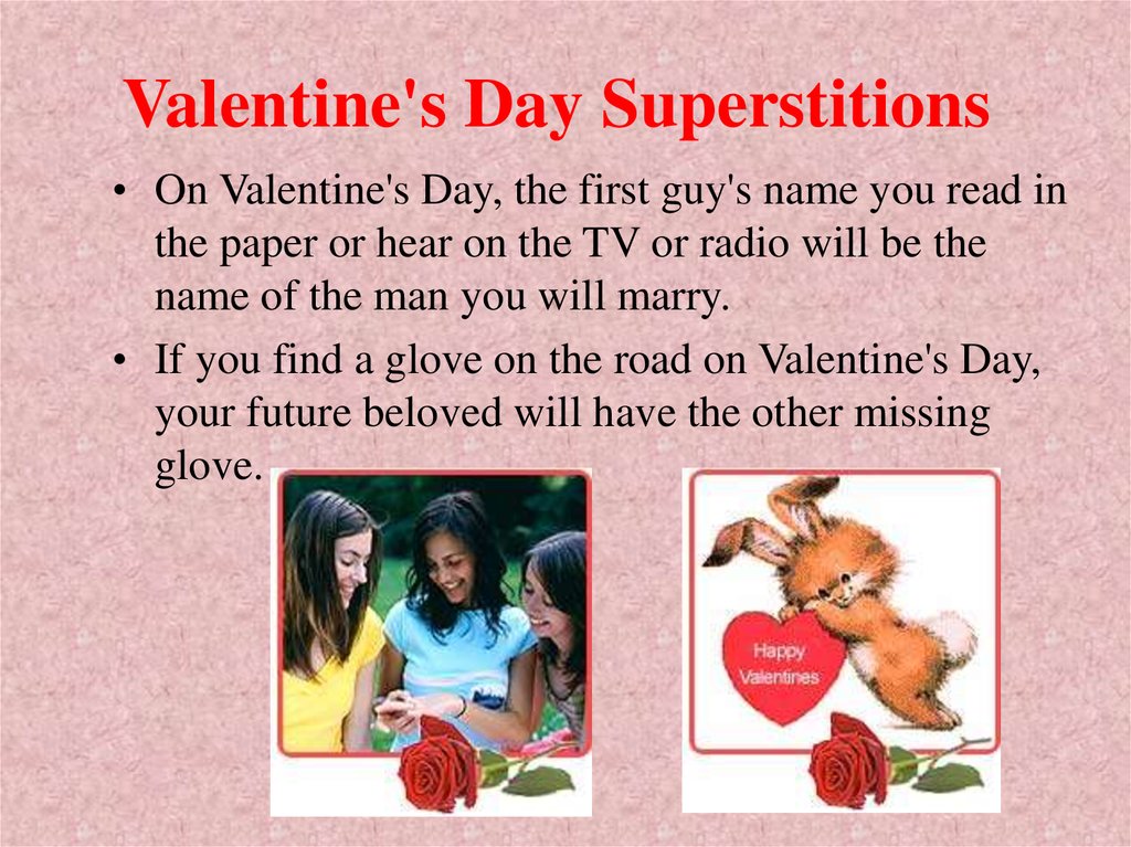 Valentine's Day Superstitions