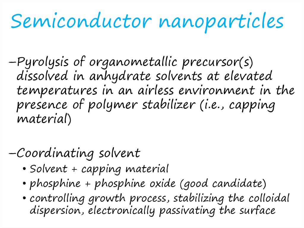 Semiconductor nanoparticles