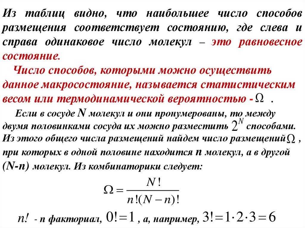 Состояние соответствует. Число способов размещения. Количество способов размещения. Число состояний. Число состояний в зоне.