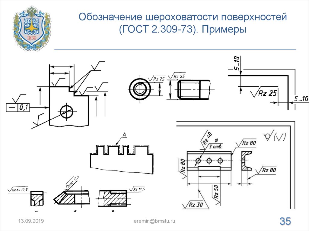 Поверхности на чертеже