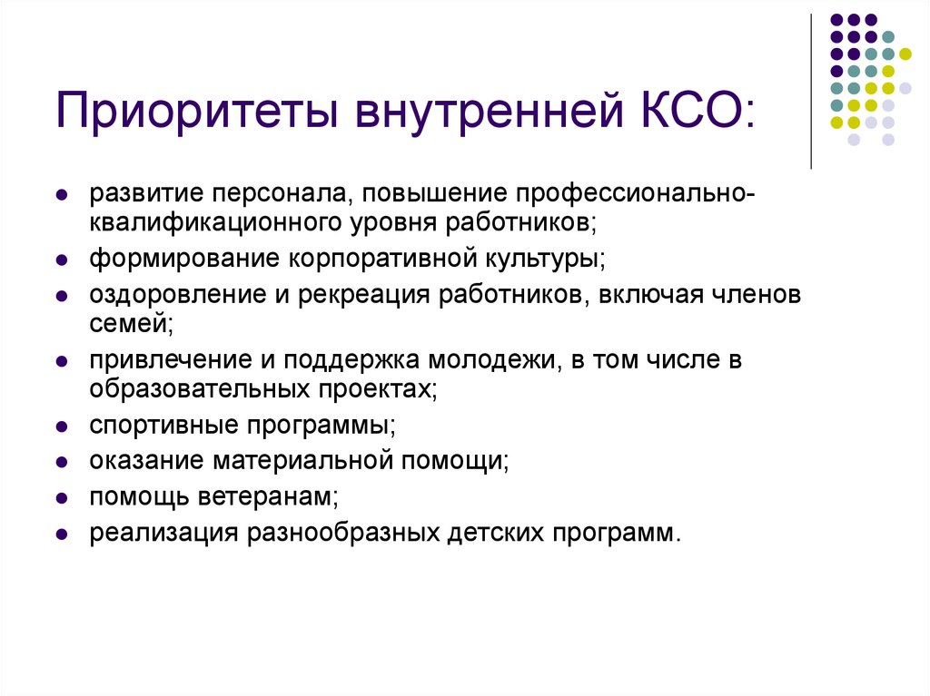 Социальные проекты ксо