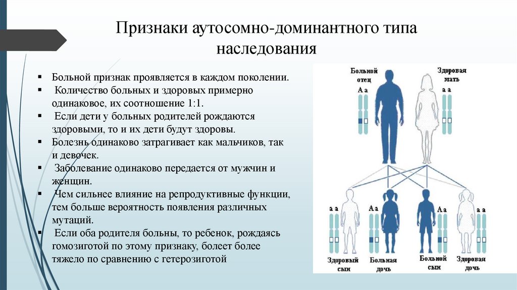 Схема наследования дальтонизма