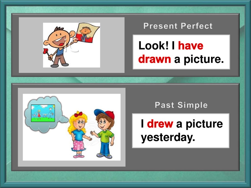 Past perfect vs present perfect wordwall