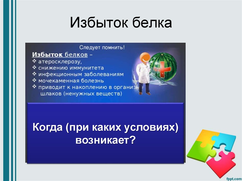 Избыток белка