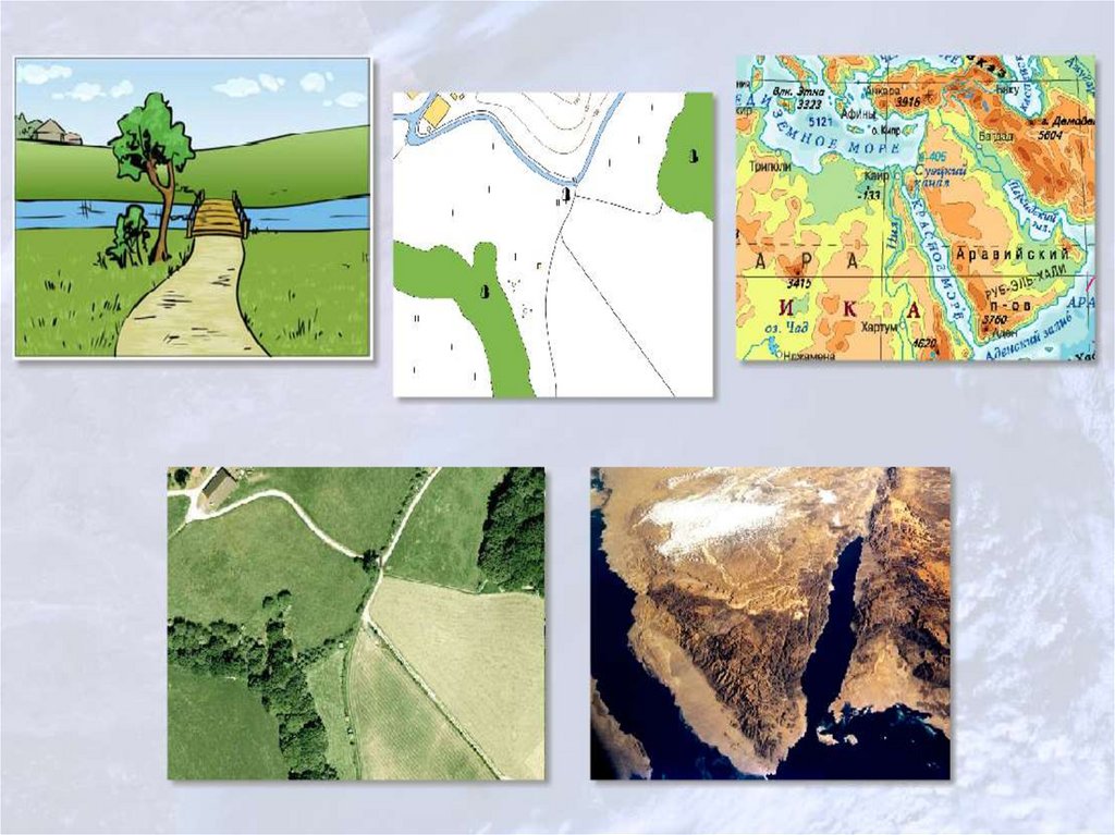 На каких изображениях земной поверхности. Изображение поверхности земли. Способы изображения поверхности земли. Карта изображение земной поверхности. Виды изображения местности.