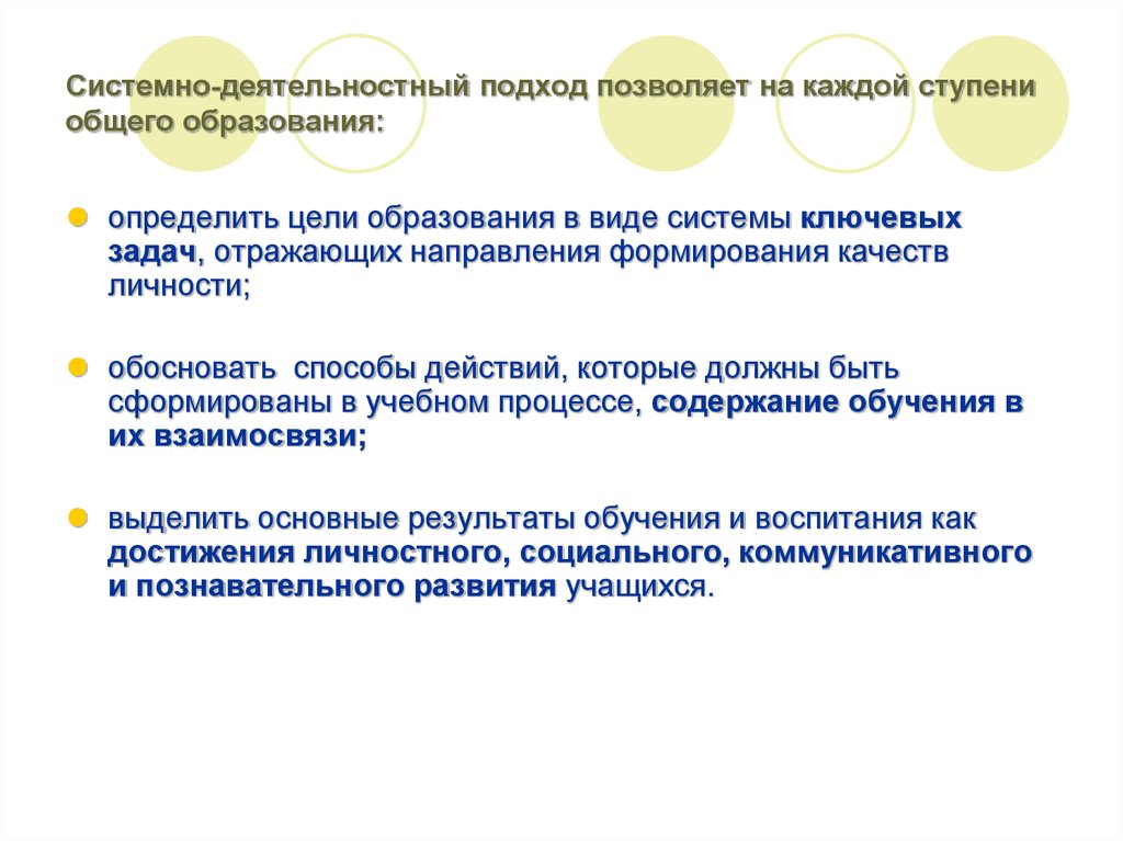 Документы определяющие образование. Общие цели образования на ступени общего образования. Учебный план на основной ступени общего образования определяет:. Цели ФГОС всех ступеней общего образования. Цели обучения информатике на основной ступени общего образования.