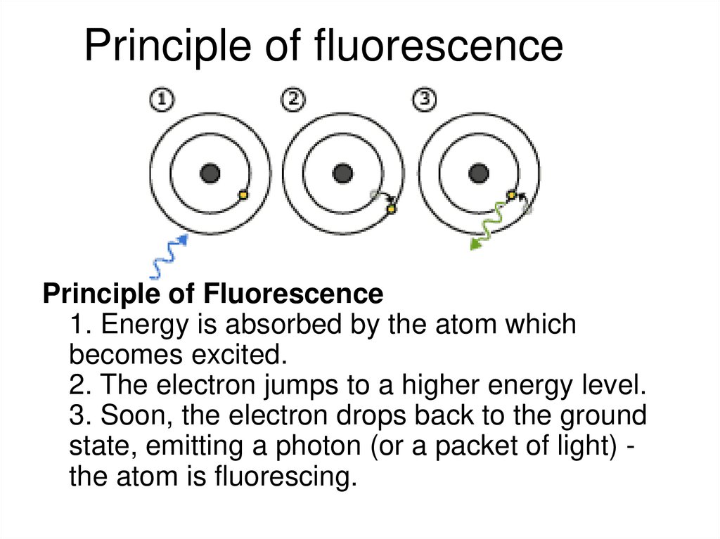 Principle of fluorescence