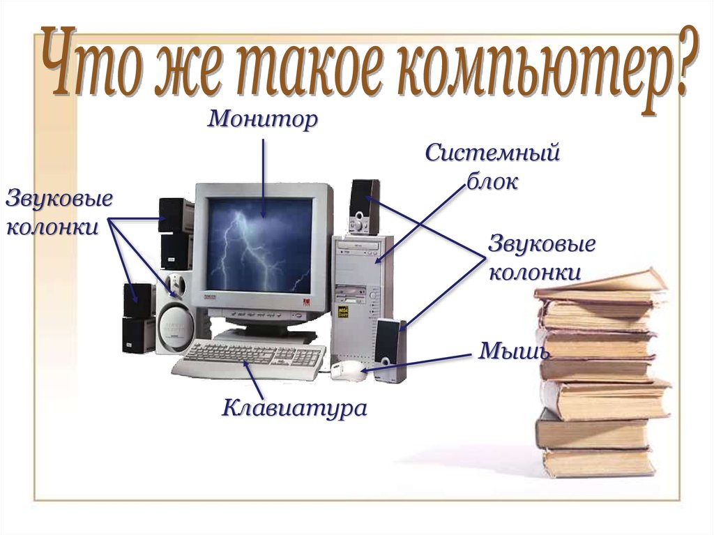 Персональный компьютер не содержит блока