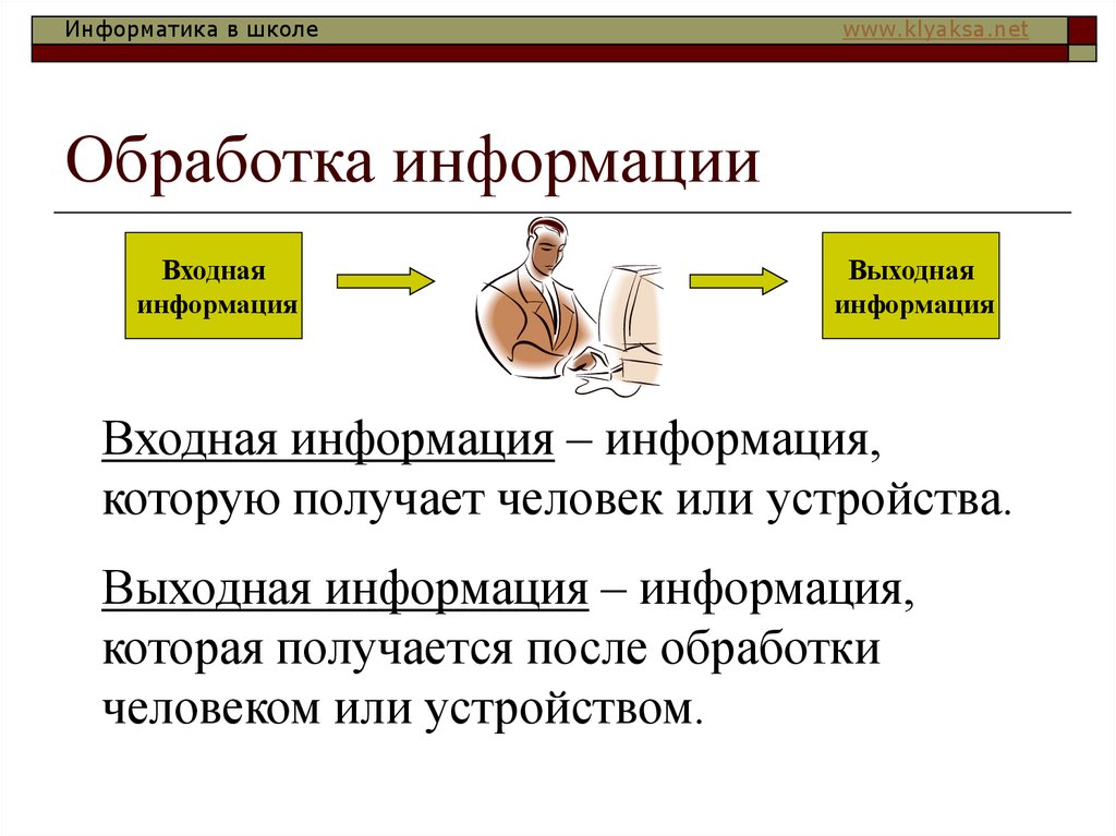 Обработка информации 5 класс презентация