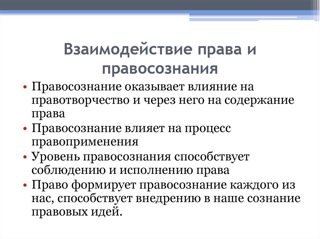 Правосознания правоотношения презентация