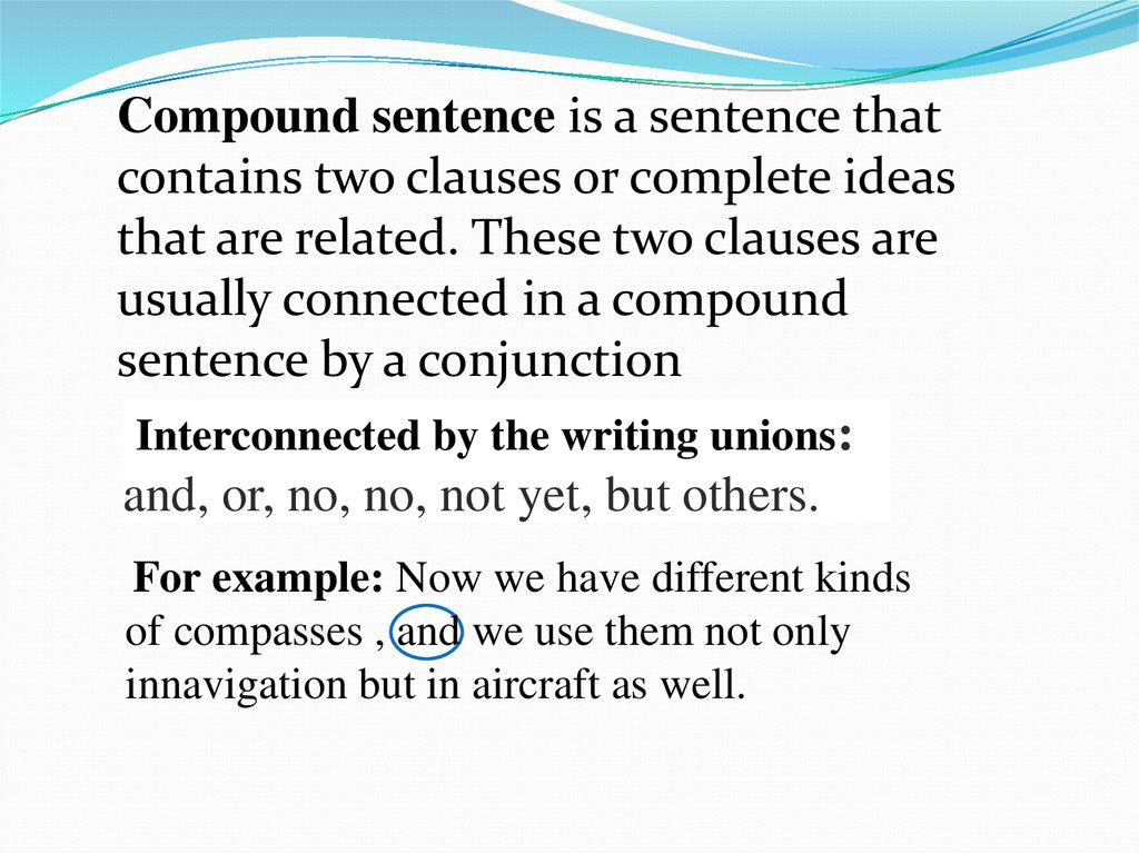 Compound Sentences Online Presentation