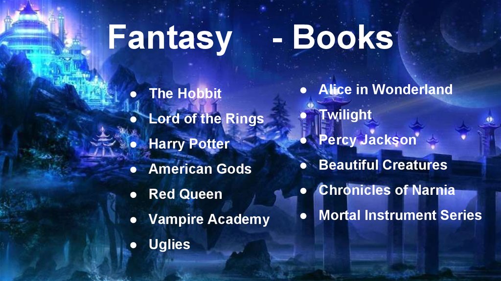 Fantasy - Books