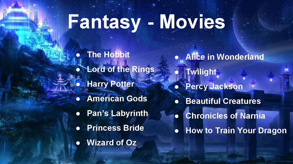 Fantasy - Movies