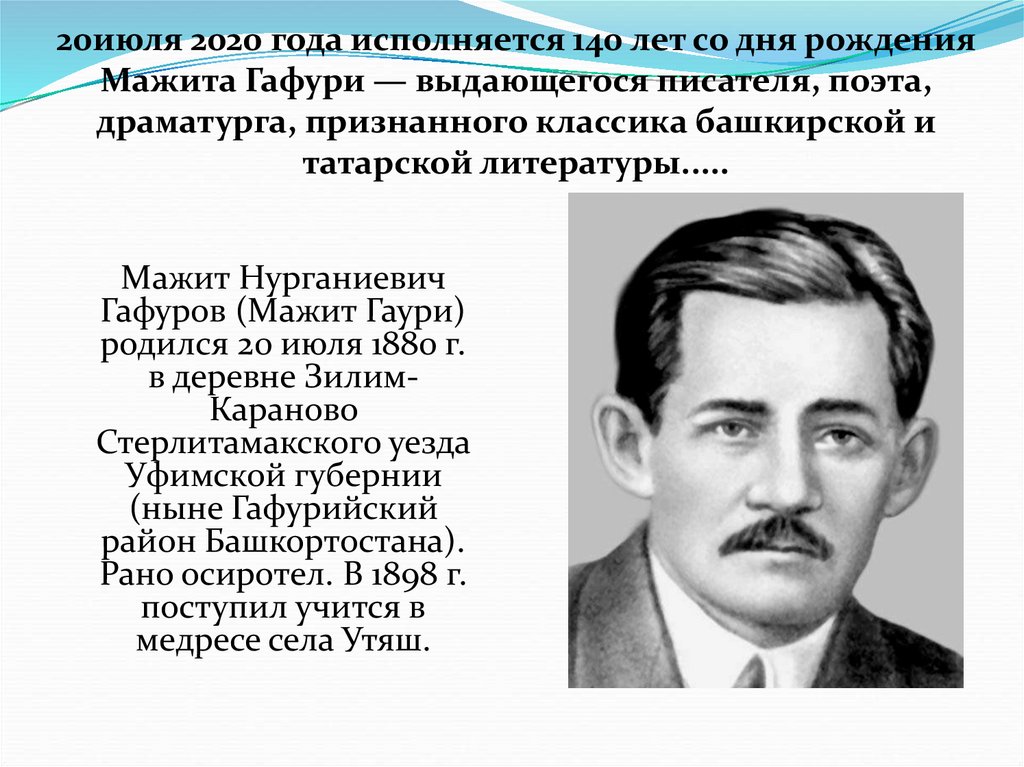 Гафури. Мажит Гафури (1880—1934). Мажит Гафури. Башкирские Писатели и поэты Мажит Гафури. Мажит Гафури портрет писателя.