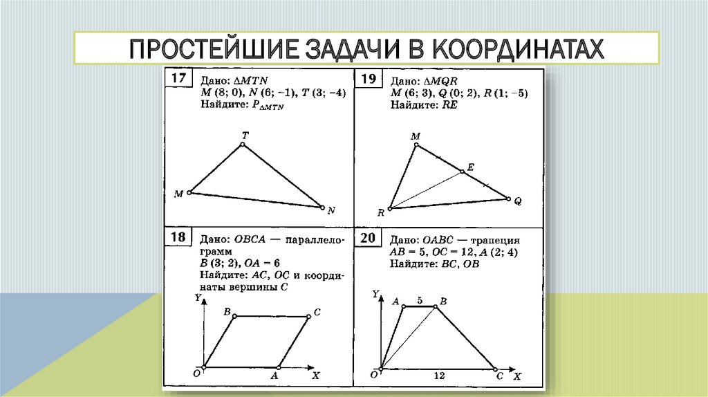 Задачи в координатах 9. Простейшие задачи в координатах. Задачи в координатах 9 класс. Простейшие задачи в координатах 9 класс. Простейшие задачи в координатах 11 класс.