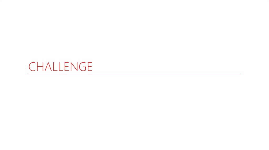 challenge
